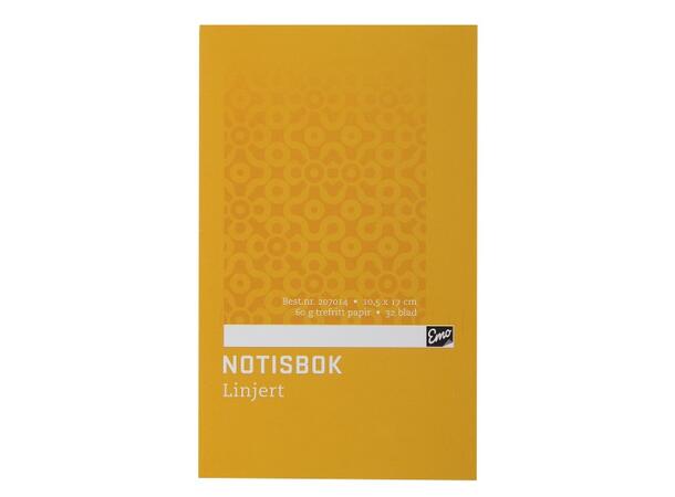 Notisbok 10,5 x 17Cm 32 blad 